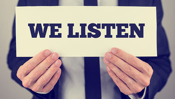 Customer Care - We Listen.