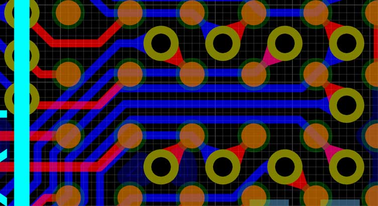 Routing Channel inside a BGA.