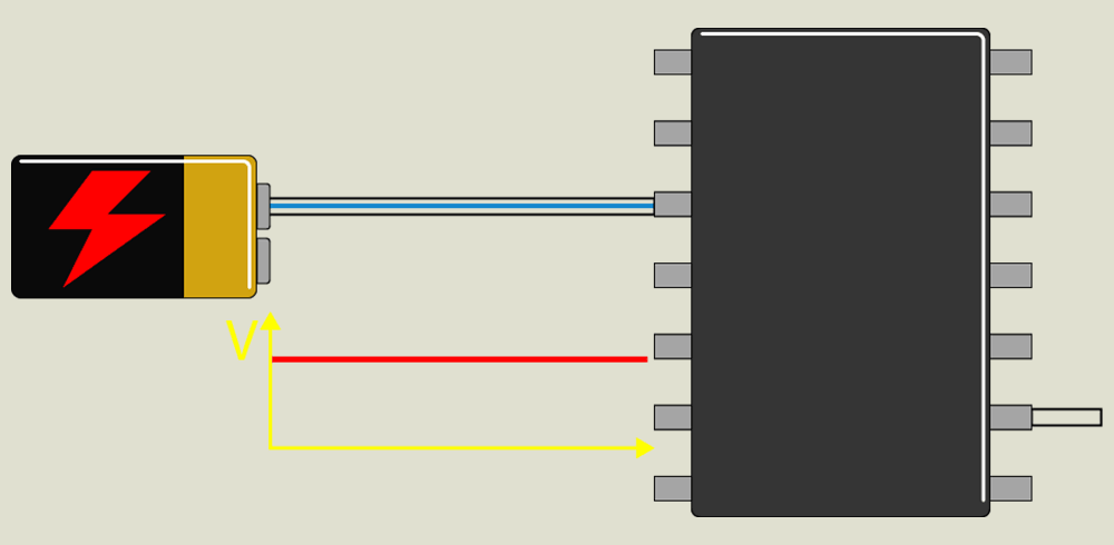 Fast switching can cause voltage drops.