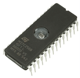 An Old EPROM Chip.