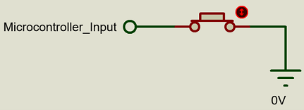 Single button in the closed position.