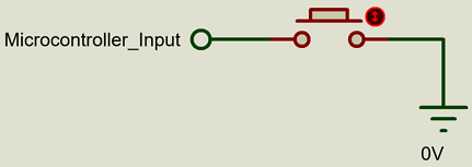 Single Button in the open position.