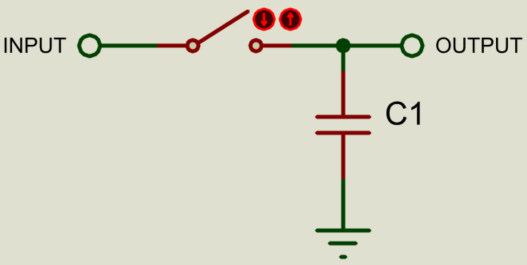 Conceptual Sample and Hold Circuit.