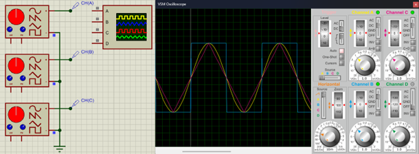 Live Probing with Proteus Scope.