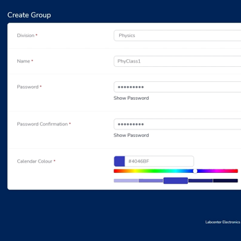 Create user groups for licence seats.