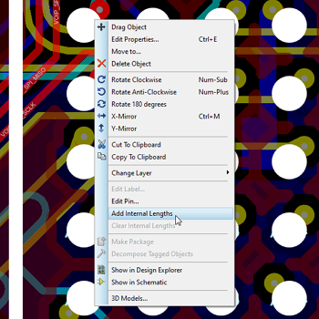 Automatic Length Matching or Net Tuning in Proteus is used to ensure high speed signals arrive at their destination at the same time.