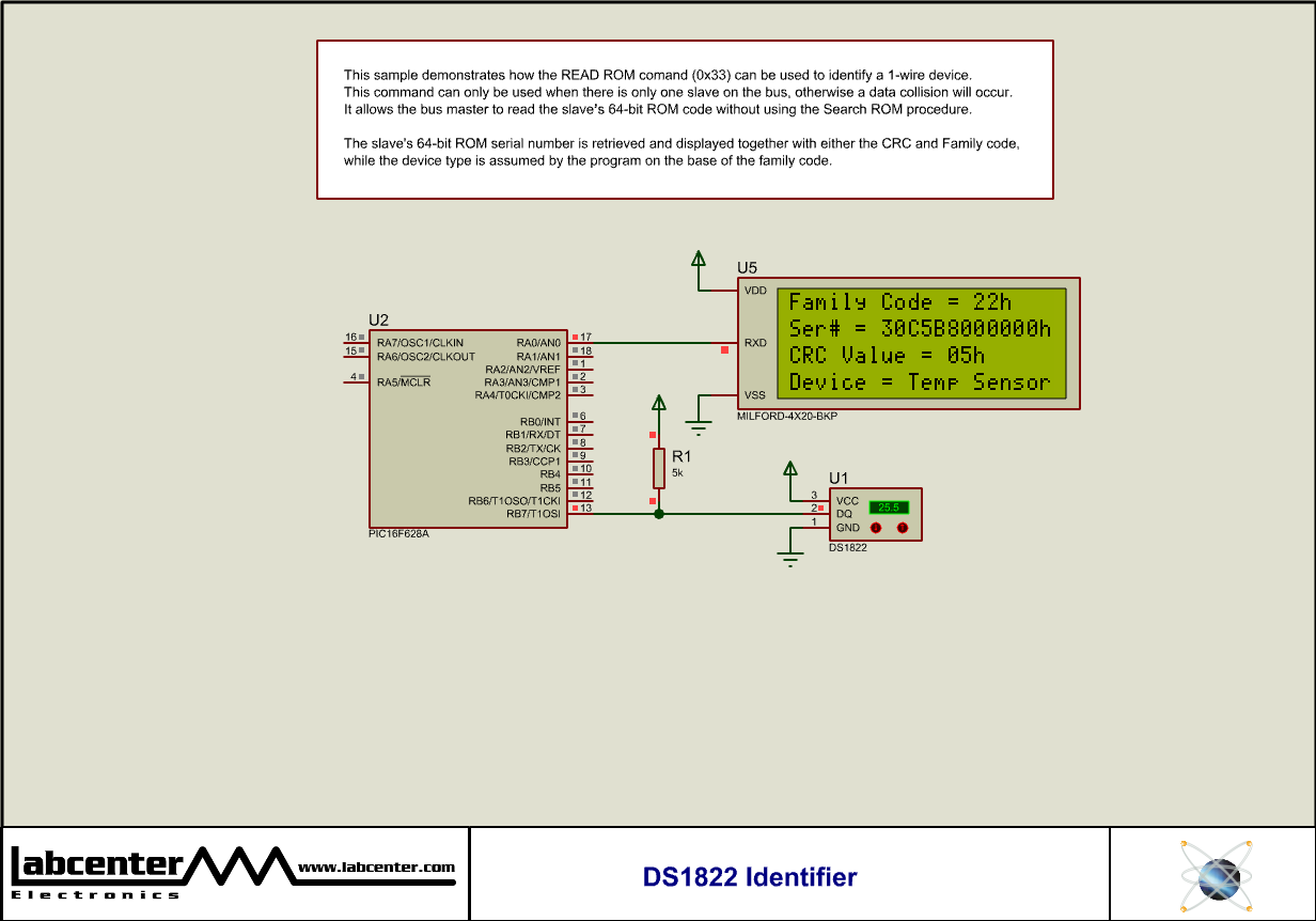 DS1822 Identifier