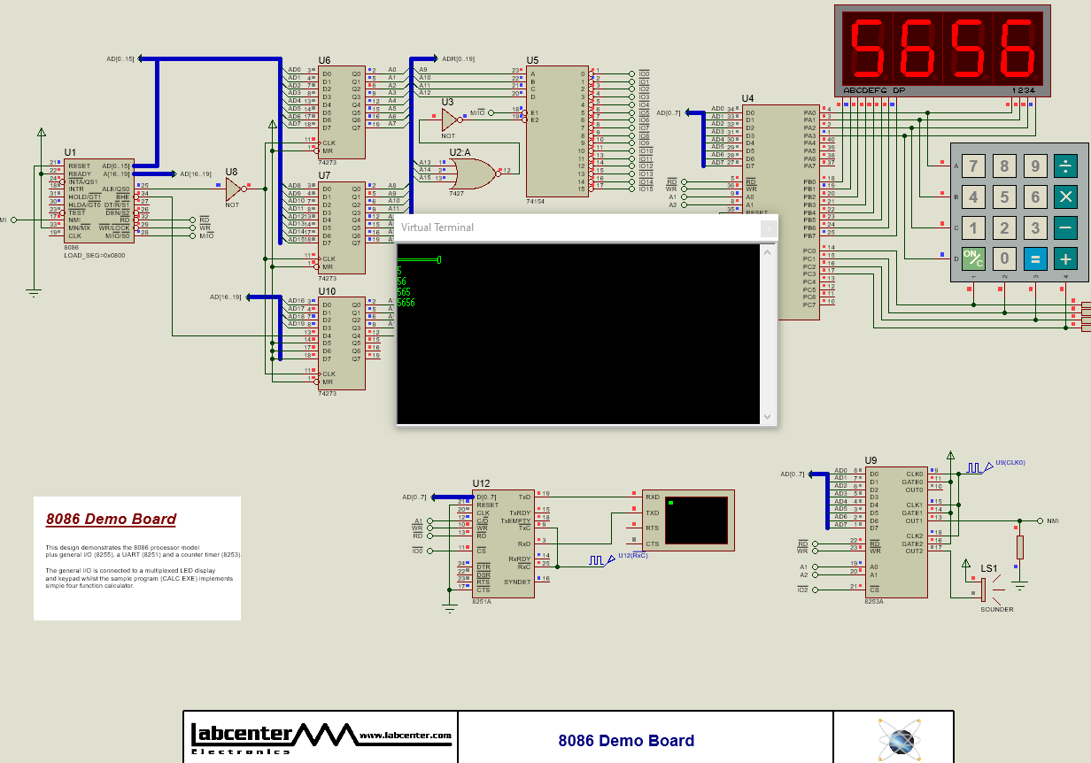 8086 Demo Board