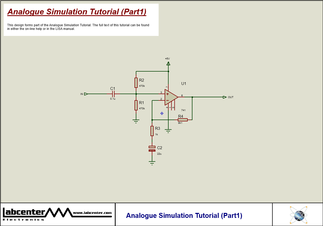 Analogue Simulation Tutorial Part1