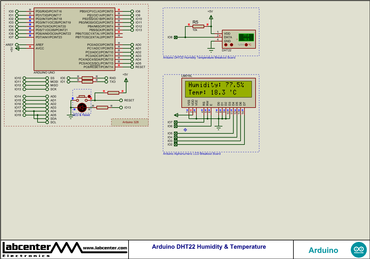 Arduino DHT22 Humidity & Temperature
