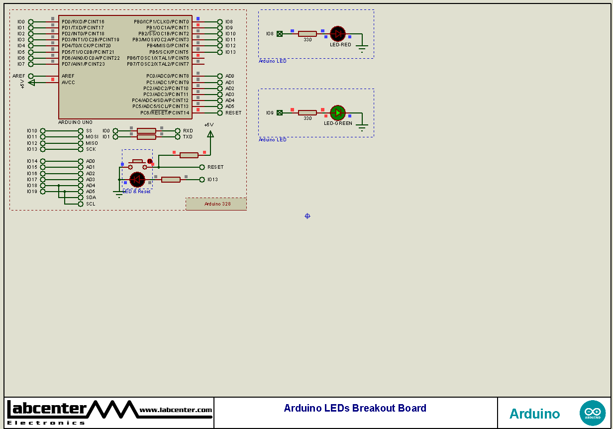 Arduino LEDs Breakout Board