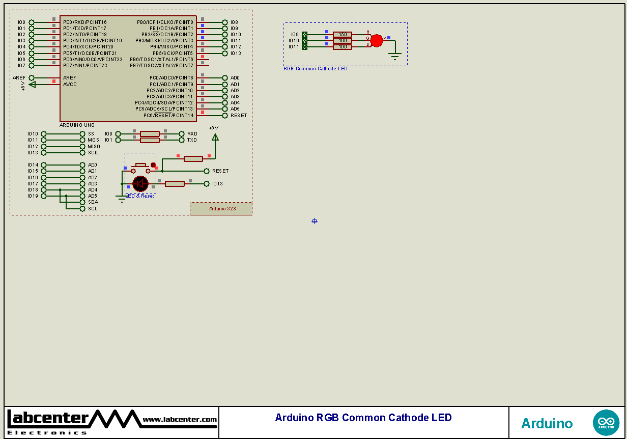 Arduino RGB Common Cathode LED