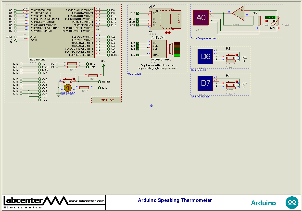 Arduino Speaking Thermometer