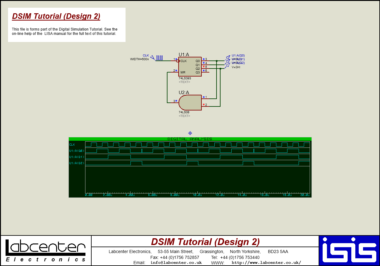DSIM Tutorial (Design 2)