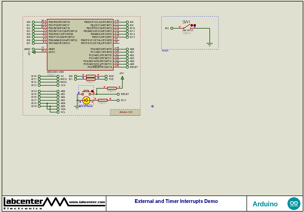 External and Timer Interrupts Demo