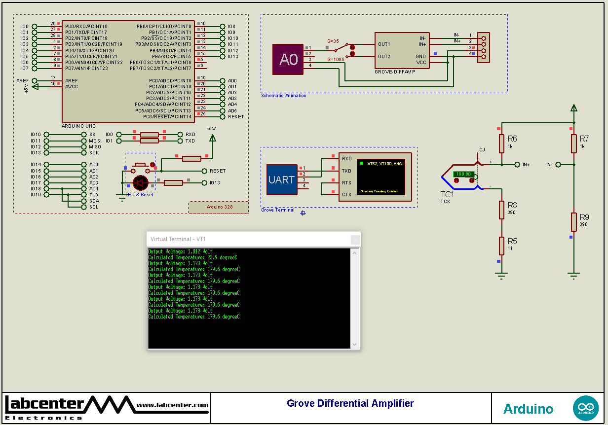 Grove Differential Amplifier