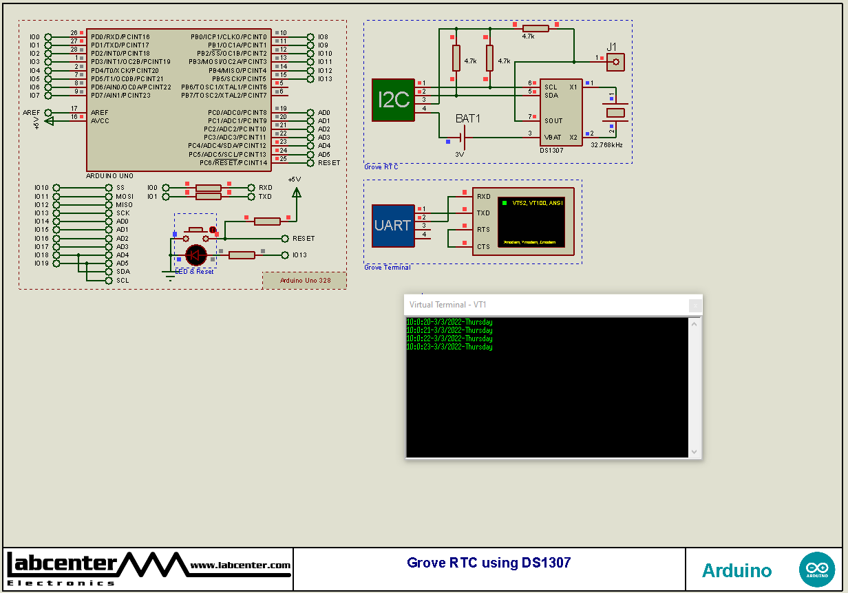 Grove RTC using DS1307