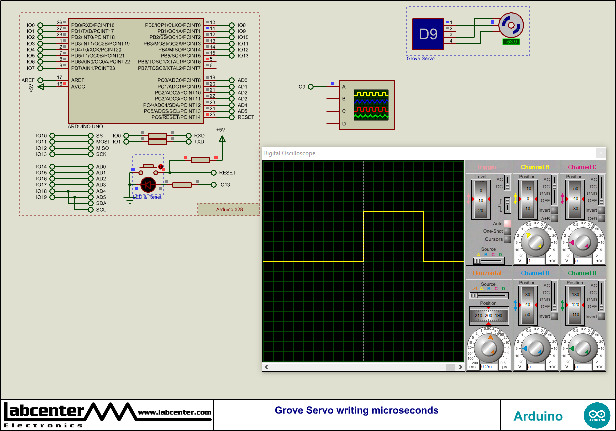 Grove Servo Writing Angle