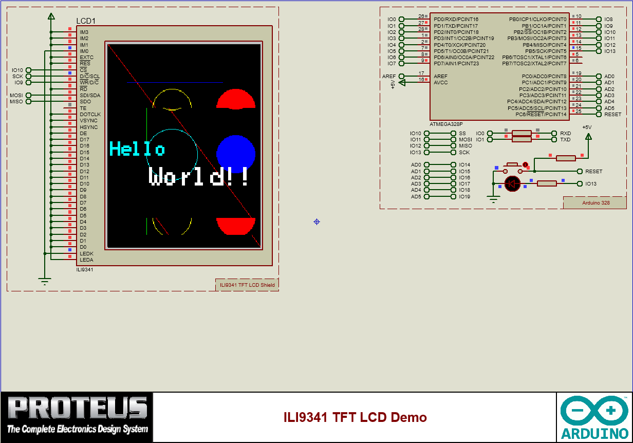 ILI9341 TFT LCD Demo