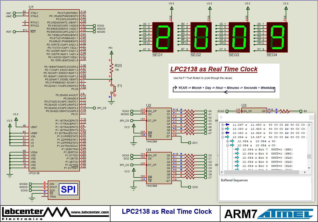 LPC2138 as Real Time Clock
