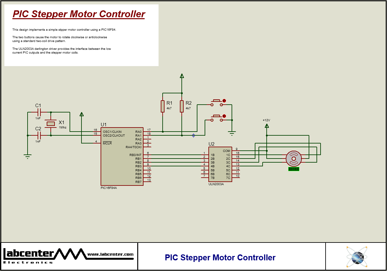 PIC Stepper Motor Controller