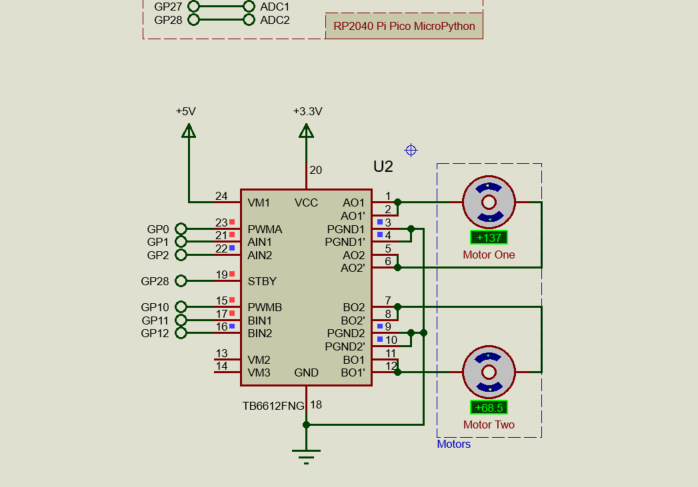 Pi Pico Motor Control
