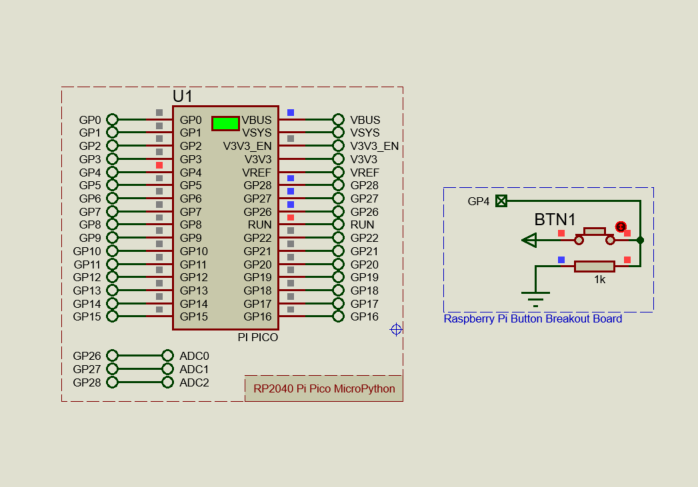 Pi Pico Simple Button