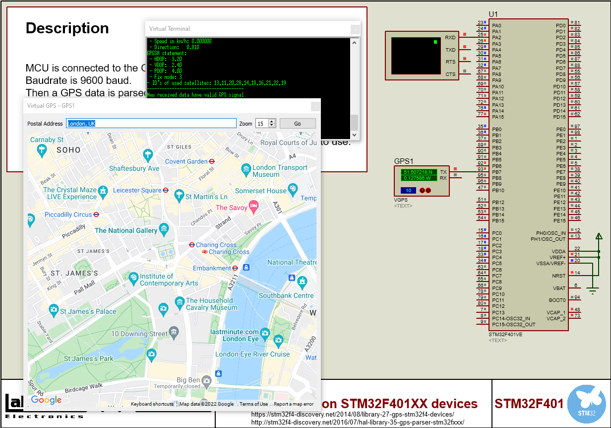 Read GPS data on STM32F401XX devices