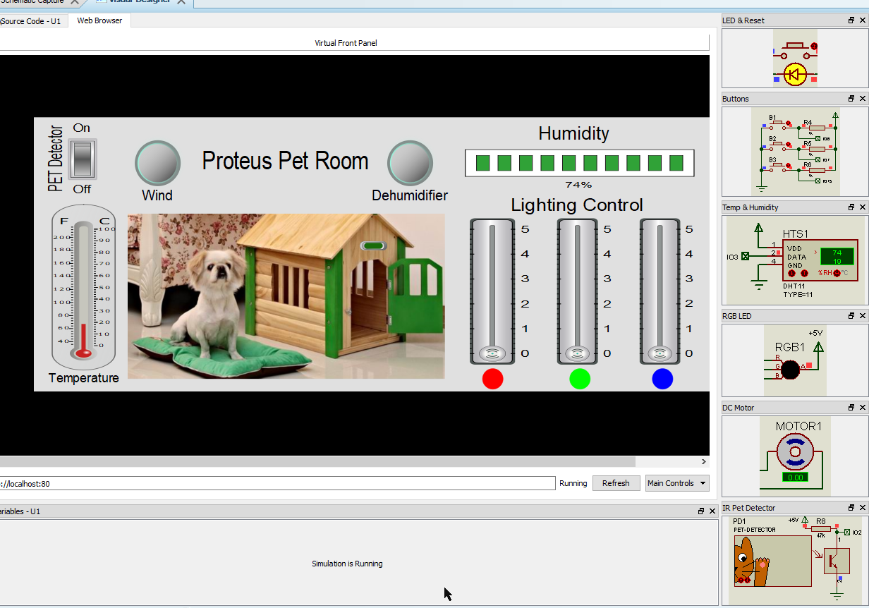 Remote Controlled Pet Room