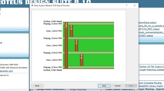 Store layer stacks and via drill ranges for future use.