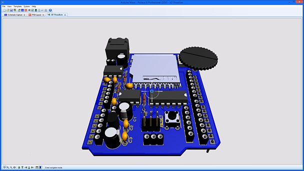 This video shows the use of the <a href='/blog/pcb-3d-visualization/' target='_blank'>3D viewer module</a> in Proteus PCB CAD software including the import of component STEP files and export of full board STEP and IGES format models.