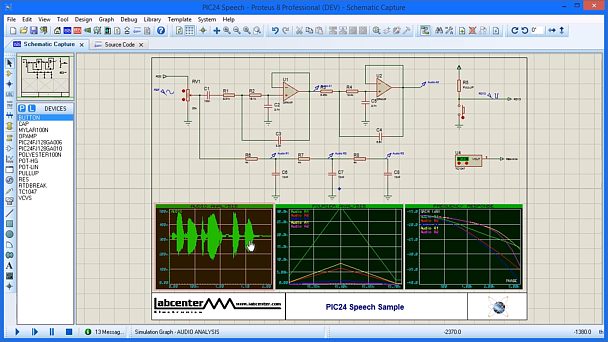 This videos shows the use and functions of the <a href='/advancedsim/' target='_blank'>Advanced Simulation Features in  Proteus CAD Software</a> for graph based analysis of schematic capture designs.
