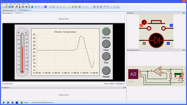 Using IoT Builder by Proteus to control and debug an Arduino design from a connected device during an Internet of Things simulation.
