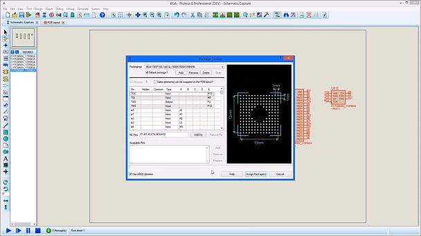 This video shows how Proteus EDA Software can handle large pin count devices such as FPGAs and BGAs by splitting them into multiple schematic parts and easy pin remapping.