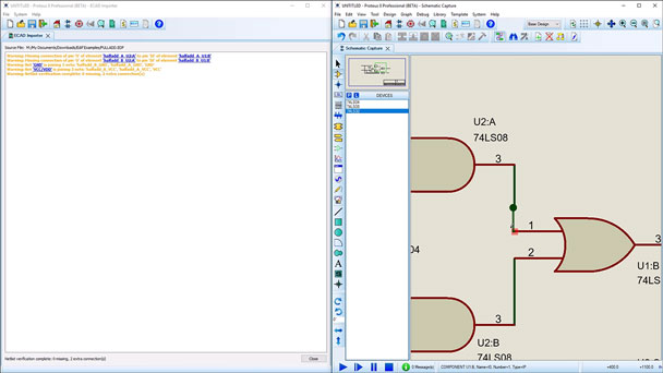 The Proteus ECAD Software has the capability to import EDIF2 file format schematic designs as exported from the OrCAD v9.2 and v17 software.