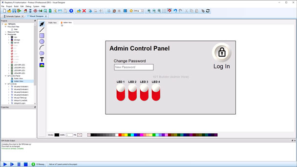 A short video showing how <a href='/iotbuilder/#authenticate' target='_blank'>IoT Builder for Raspberry Pi uses login controls</a> for user authorisation and control access.