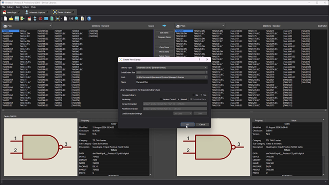Proteus 9 includes support for managed libraries with manual library versioning. This video shows how to set these up and distribute them among all required users.