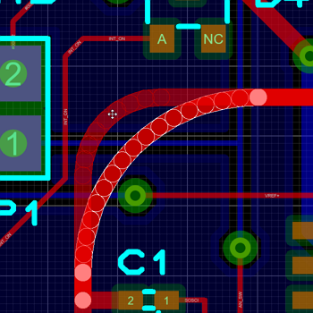Curved Rout Editing.